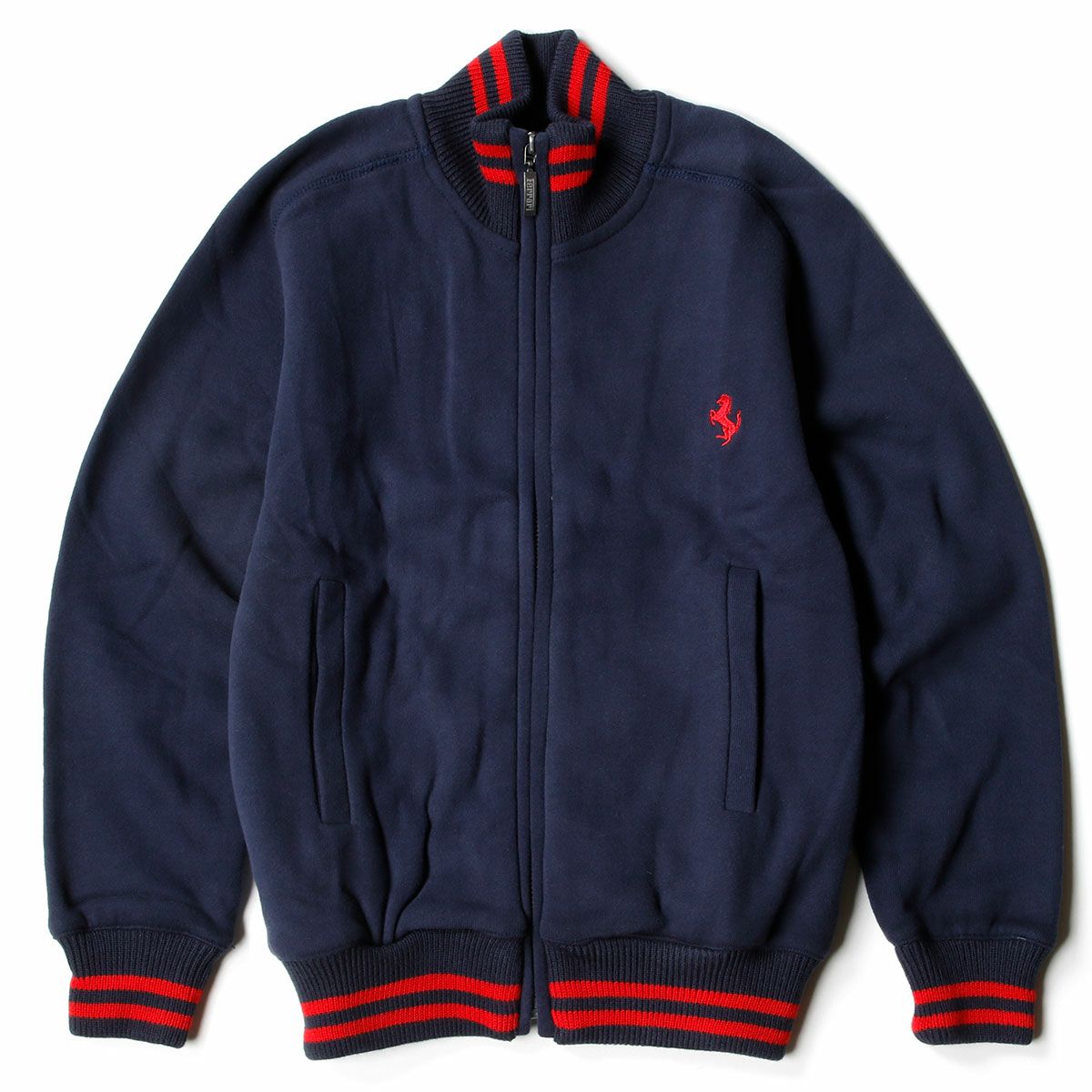 Ferrari｜フェラーリ フルジップ クラシック キッズ｜アウター｜ネイビー