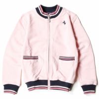 Ferrari｜フェラーリ フルジップ フリース キッズ｜スウェット｜ピンク