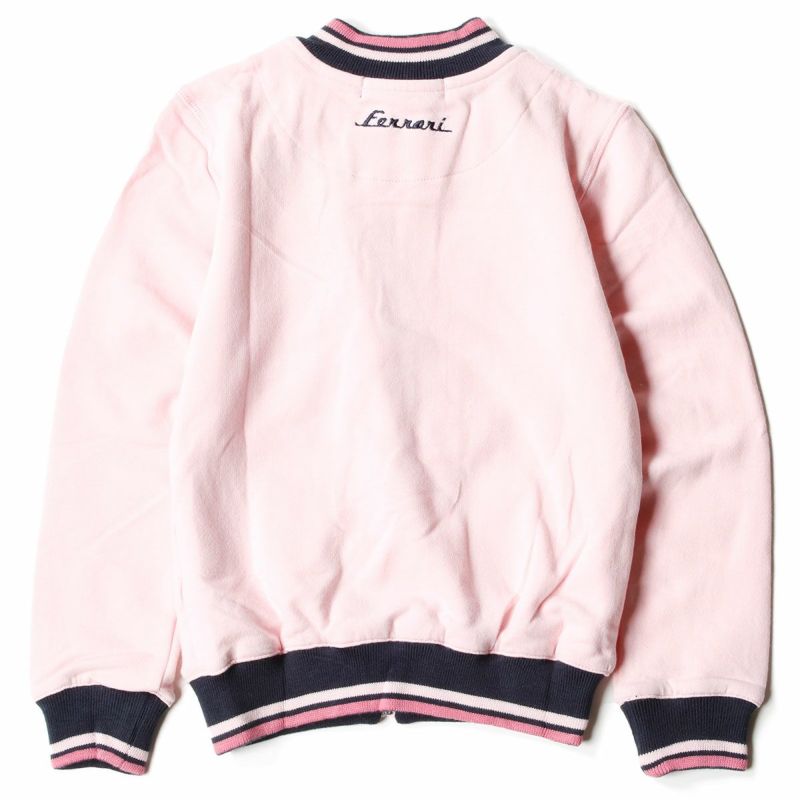 Ferrari｜フェラーリ フルジップ フリース キッズ｜スウェット｜ピンク