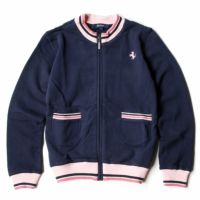 Ferrari｜フェラーリ フルジップ フリース キッズ｜スウェット｜ネイビー