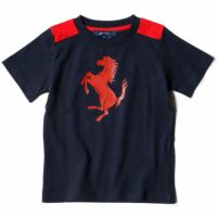 Ferrari｜フェラーリ P.H.C キッズ Tシャツ｜ネイビー