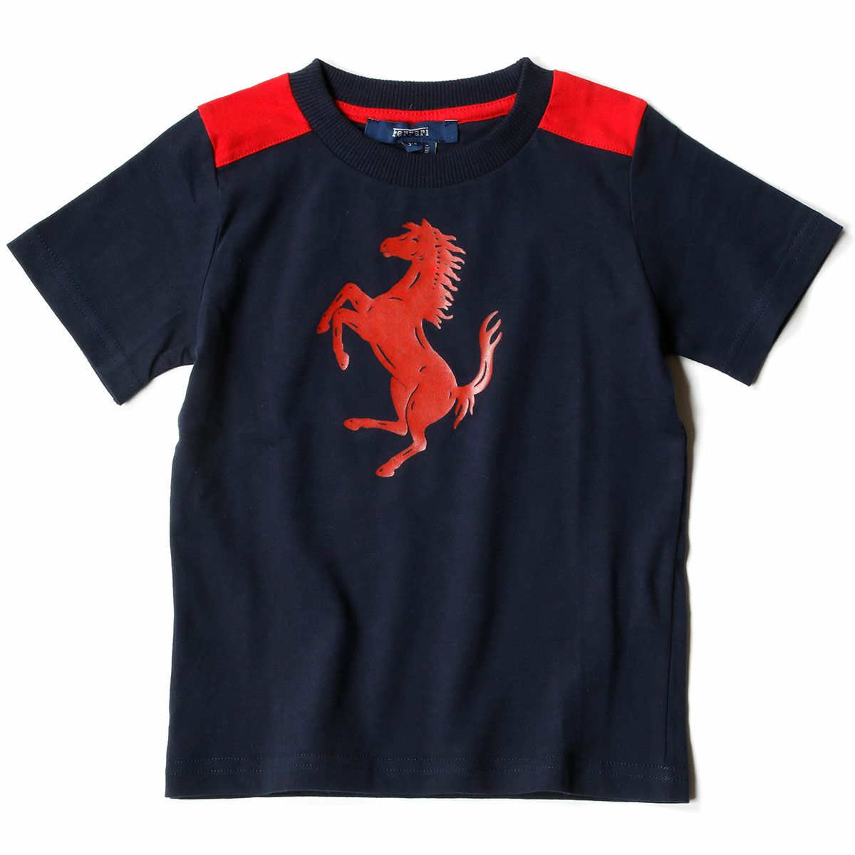Ferrari｜フェラーリ P.H.C キッズ Tシャツ｜ネイビー