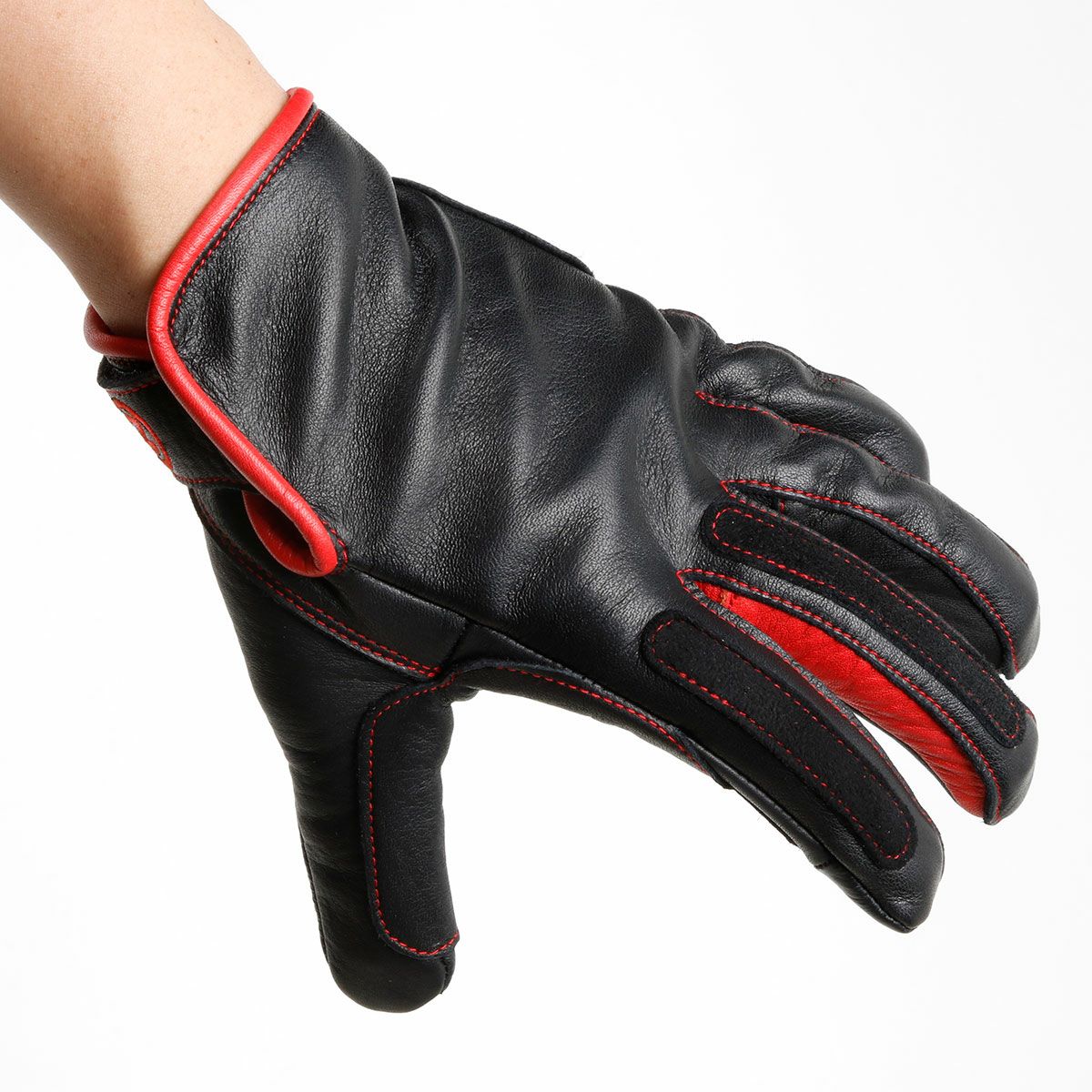 SHINICHIRO ARAKAWA｜グローブ 2｜3シーズン｜ブラック×レッド