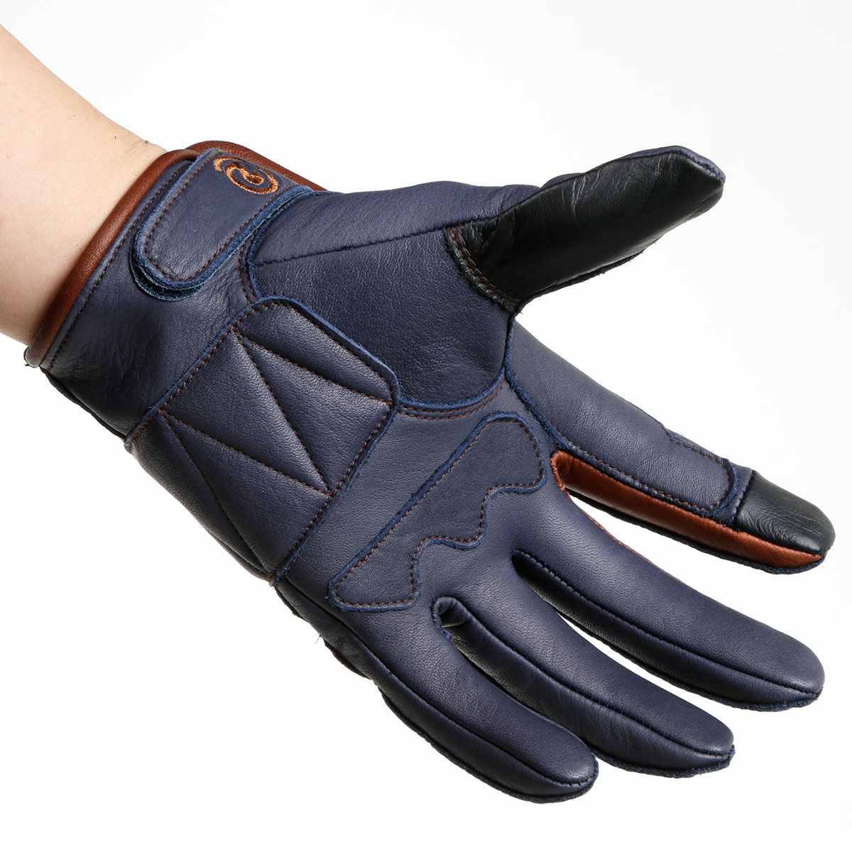 SHINICHIRO ARAKAWA｜グローブ 2｜3シーズン｜ネイビー×ブラウン