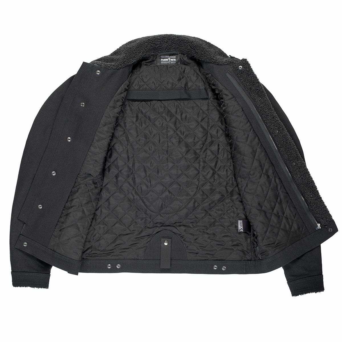 PANDO MOTO｜ハスキー コア 01｜ファブリック｜ブラック