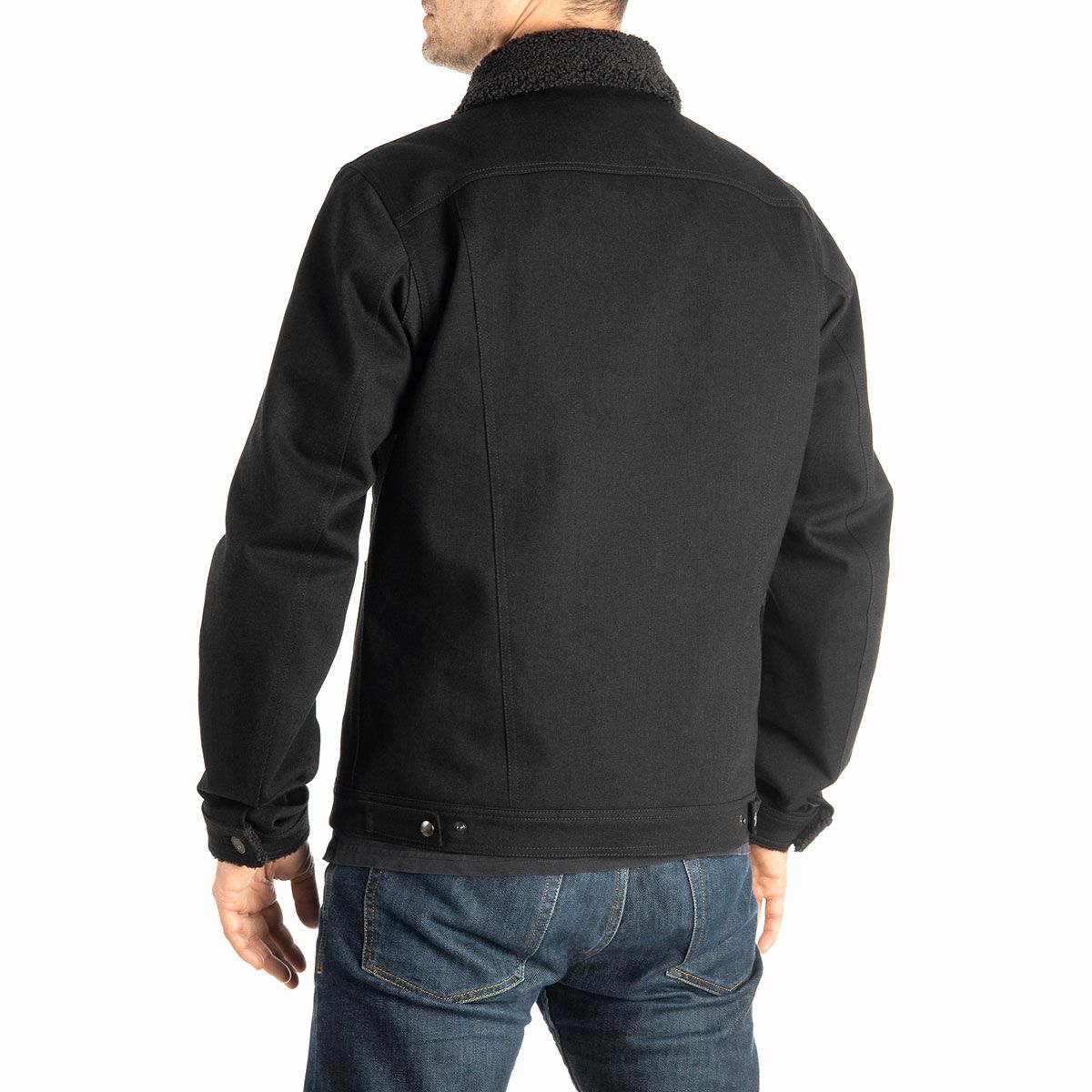 PANDO MOTO｜ハスキー コア 01｜ファブリック｜ブラック｜モデル着用