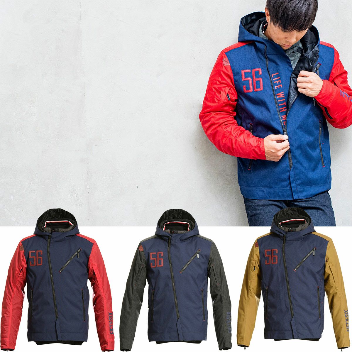 おトク ウィンタージャケット バイク用ジャケット 56design バイクウエア 装備 Jewelryhistorians Org