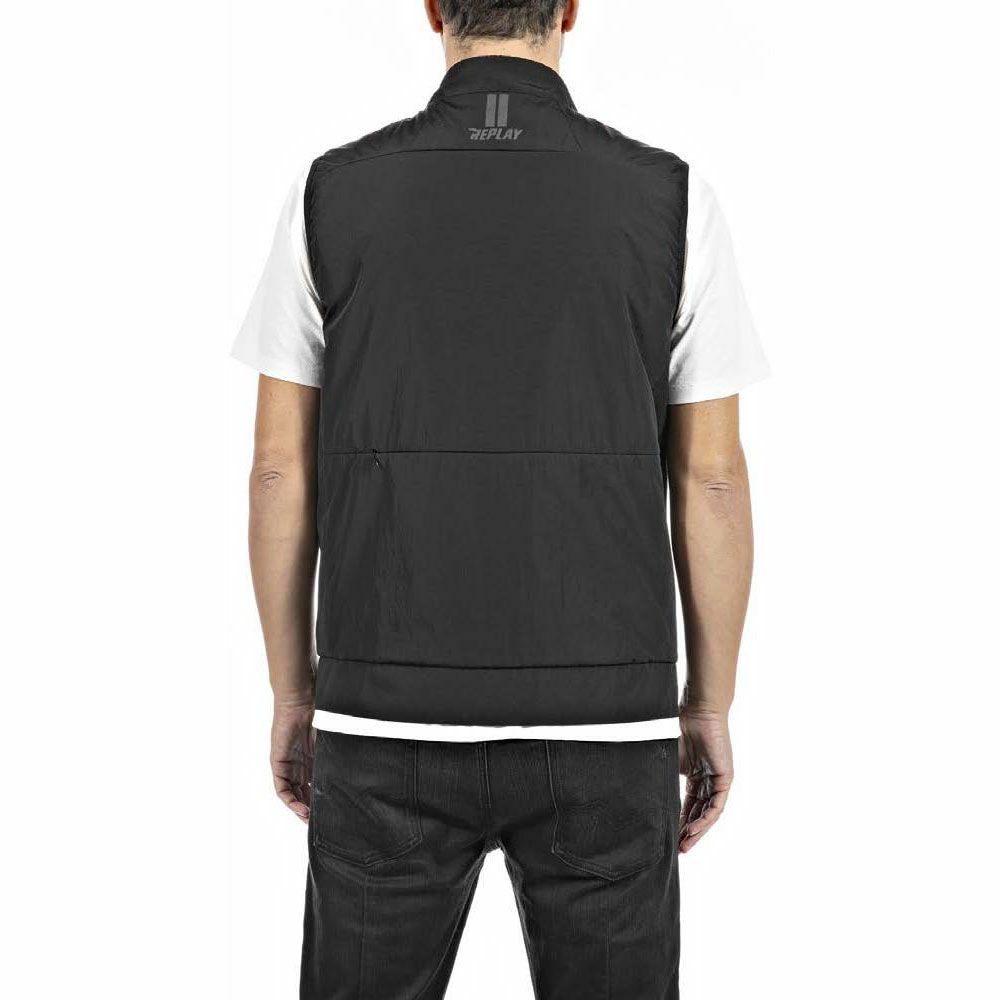 Replay｜ベスト｜ブラック｜モデル着用