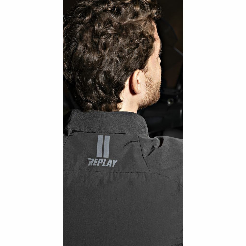 Replay｜ベスト｜ブラック｜モデル着用