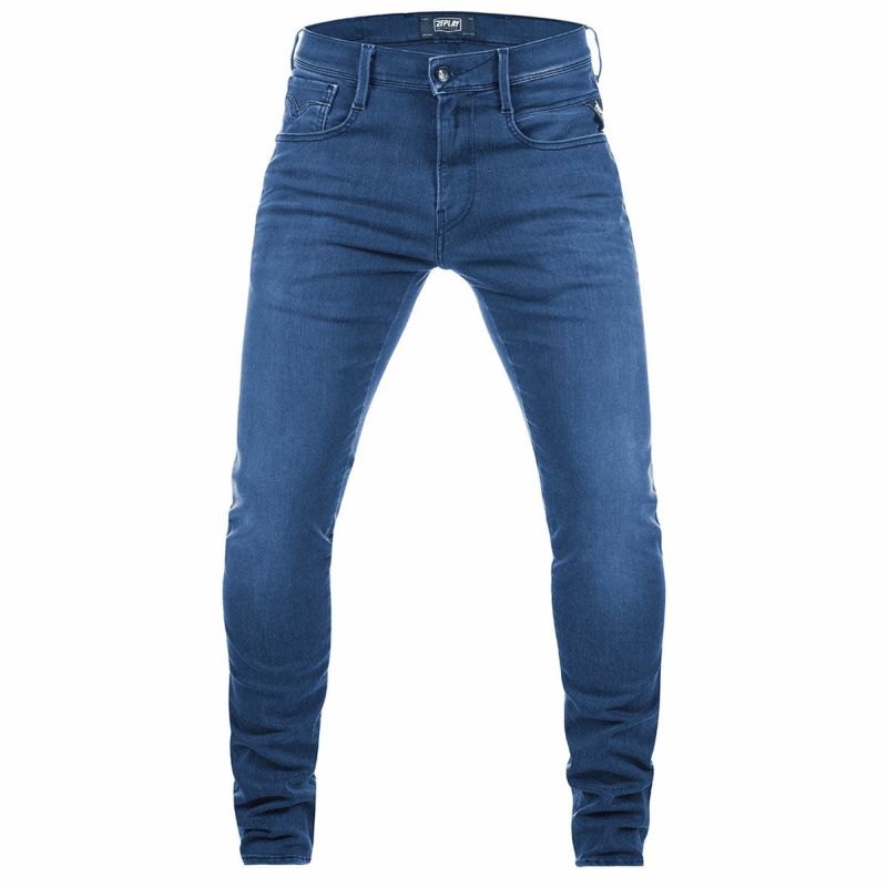 Replay｜チェイン ジーンズ｜デニム｜ミディアムブルー