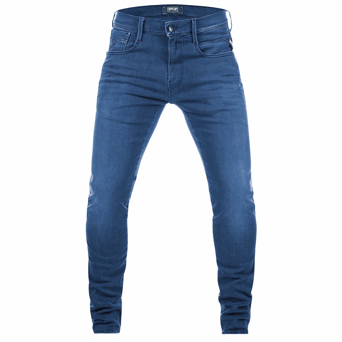 Replay｜チェイン ジーンズ｜デニム｜ミディアムブルー