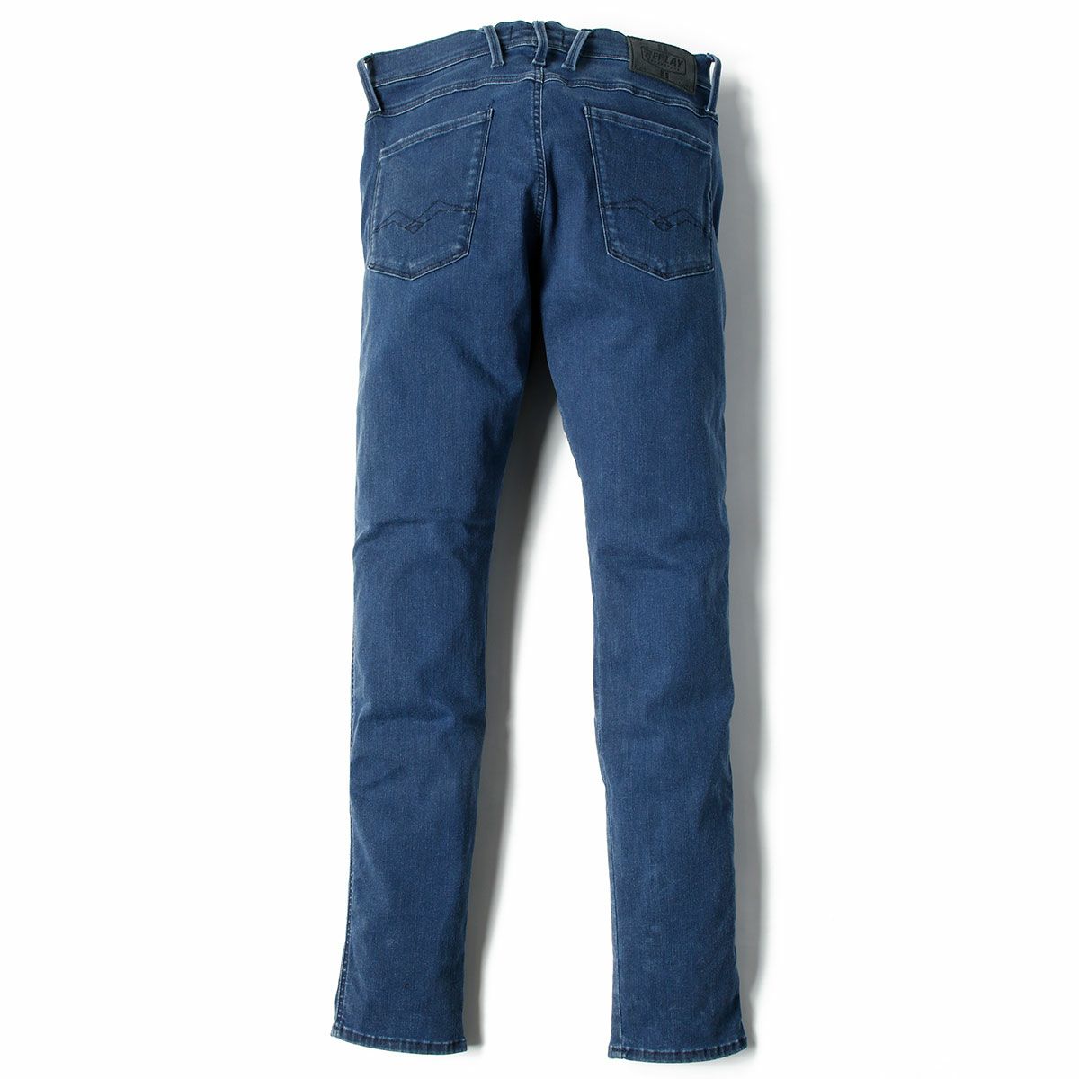 Replay｜チェイン ジーンズ｜デニム｜ミディアムブルー