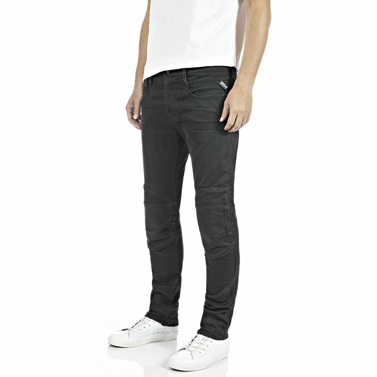 ブレーキ ジーンズReplay｜ブレーキ ジーンズ｜デニム｜ブラック｜モデル着用