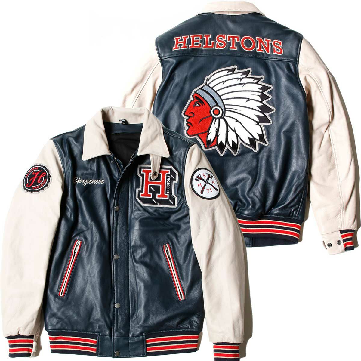 helstons｜シャイアン ラグ レザー ジャケット｜