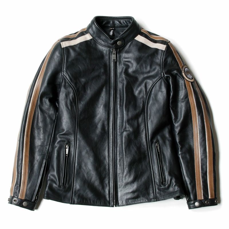 helstons｜ジェイド レザージャケット レディ｜ブラック