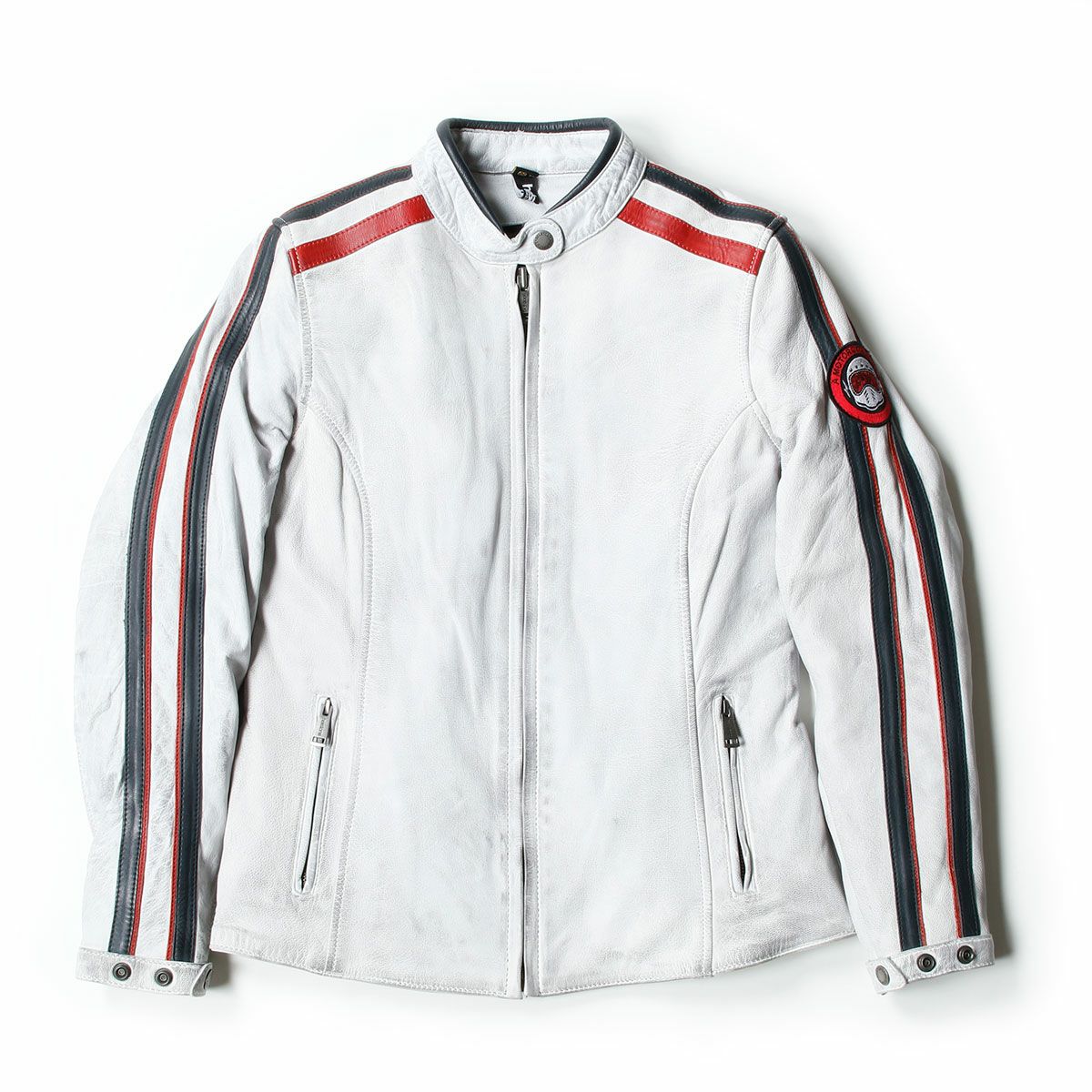 helstons｜ジェイド レザージャケット レディ｜ホワイト