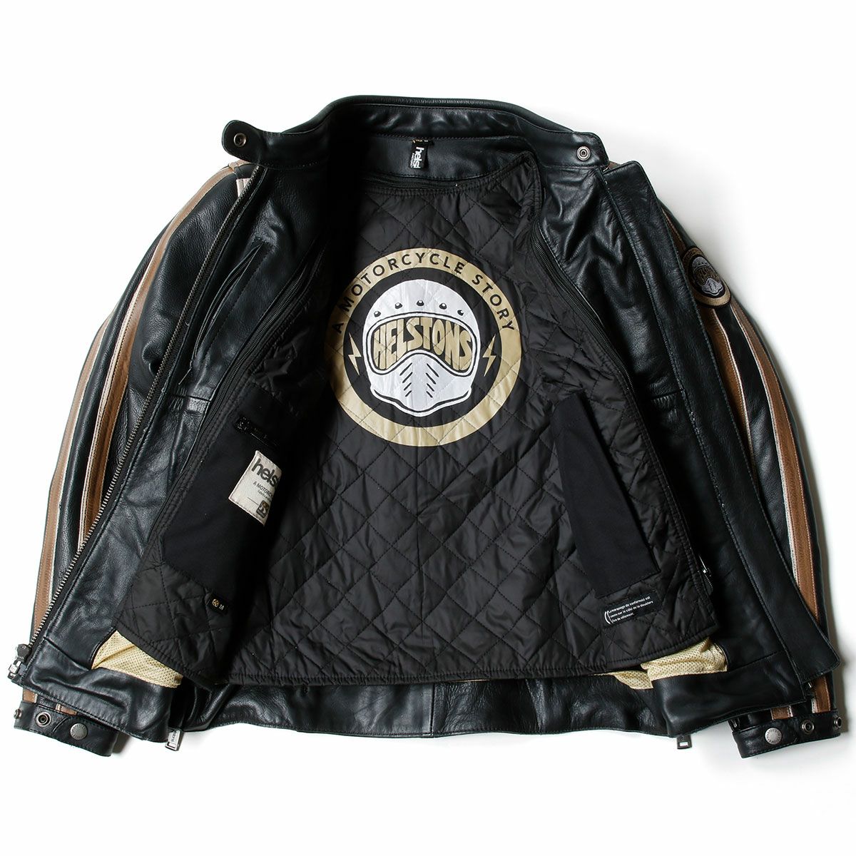 helstons｜ジェイド レザージャケット レディ｜ブラック