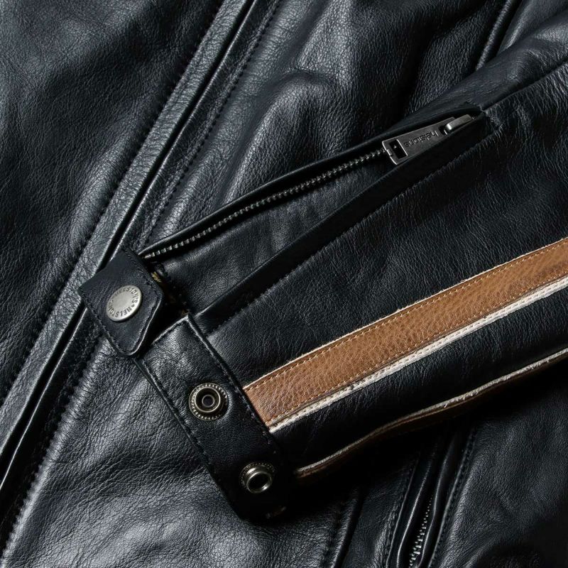 helstons｜ジェイド レザージャケット レディ｜ブラック