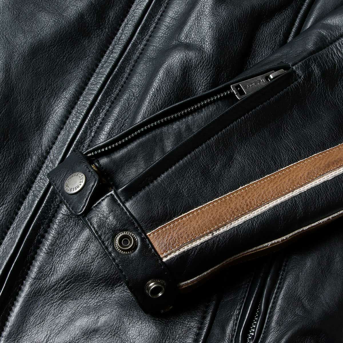 helstons｜ジェイド レザージャケット レディ｜ブラック