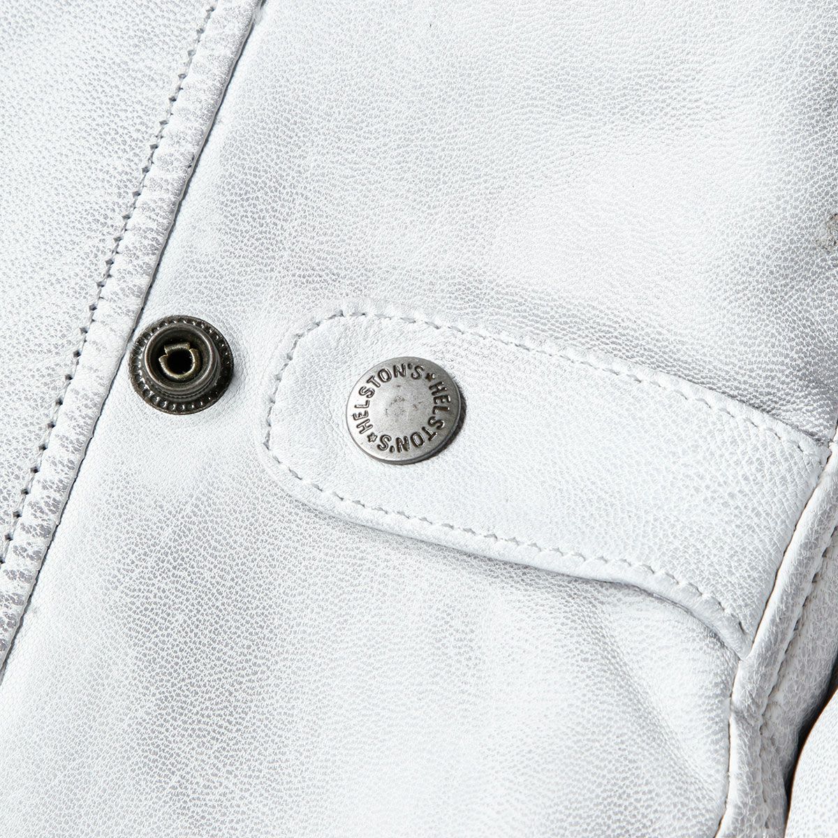 helstons｜ジェイド レザージャケット レディ｜ホワイト