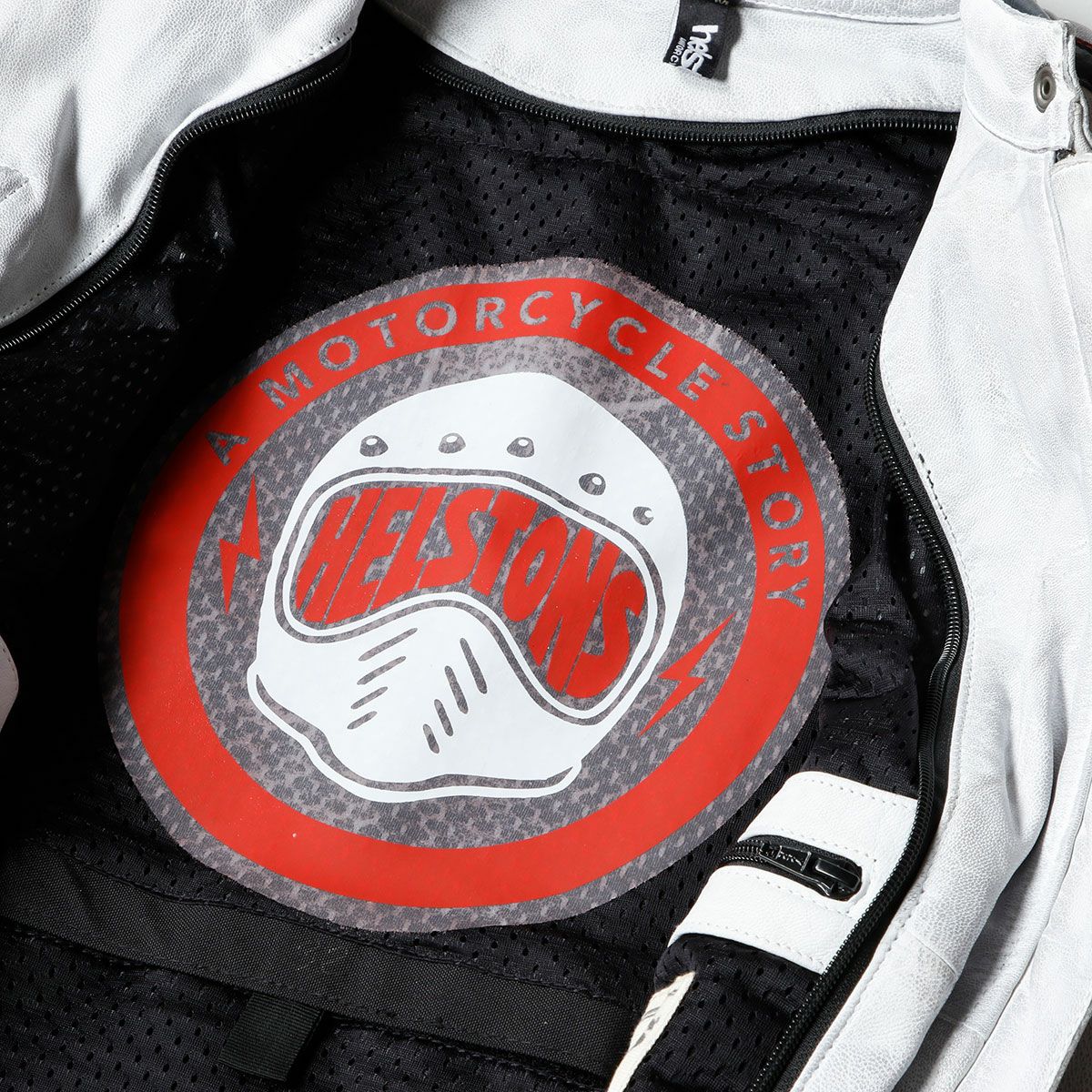 helstons｜ジェイド レザージャケット レディ｜ホワイト