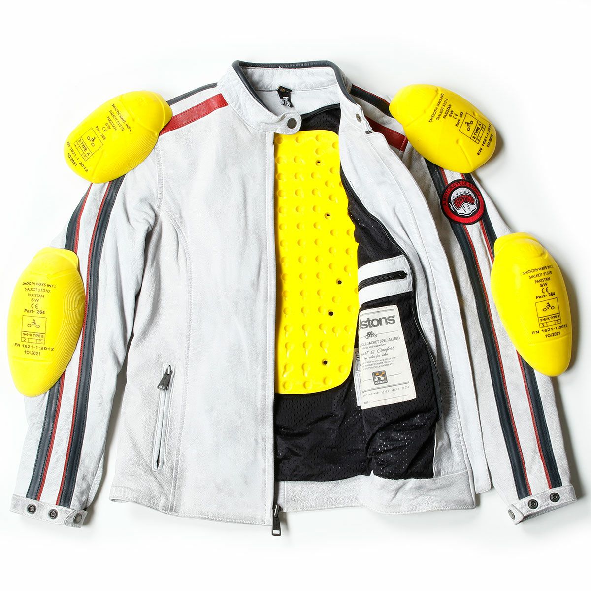 helstons｜ジェイド レザージャケット レディ｜ホワイト