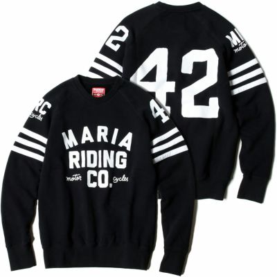 Maria Riding Company｜スペーズ ウィンター スウェットシャツ ブラック｜スウェット
