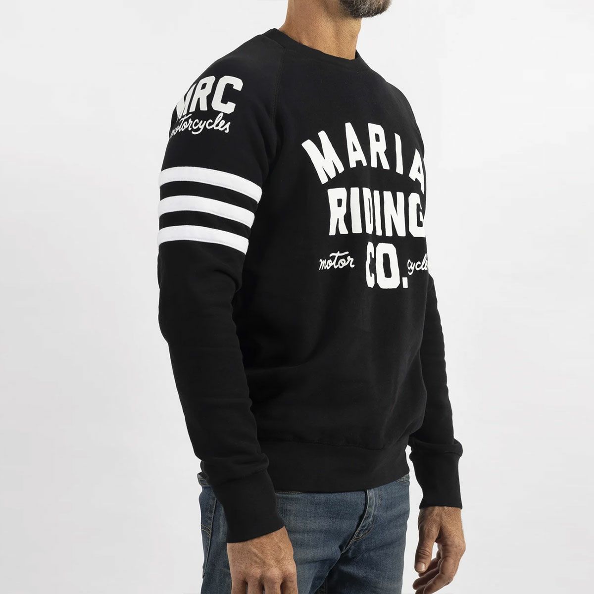 Maria Riding Company｜スペーズ ウィンター スウェットシャツ ブラック｜スウェット｜ブラック｜モデル着用