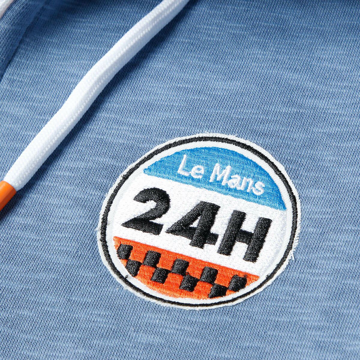 Le Mans 24h｜ル・マン 24H レジェンド フルジップ フーディー｜ライトブルー