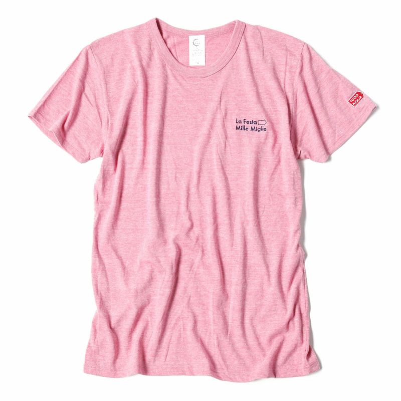 Mille Miglia｜LFMM オリジナル 刺繍 Tシャツ2021｜ヘザーピンク