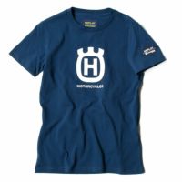 Replay｜オーガニック コットン Tシャツ｜ネイビーブルー