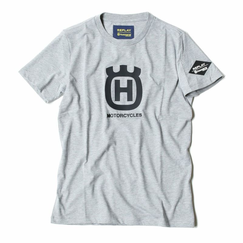 Replay｜オーガニック コットン Tシャツ｜Replay｜オーガニック コットン Tシャツ｜メランジ