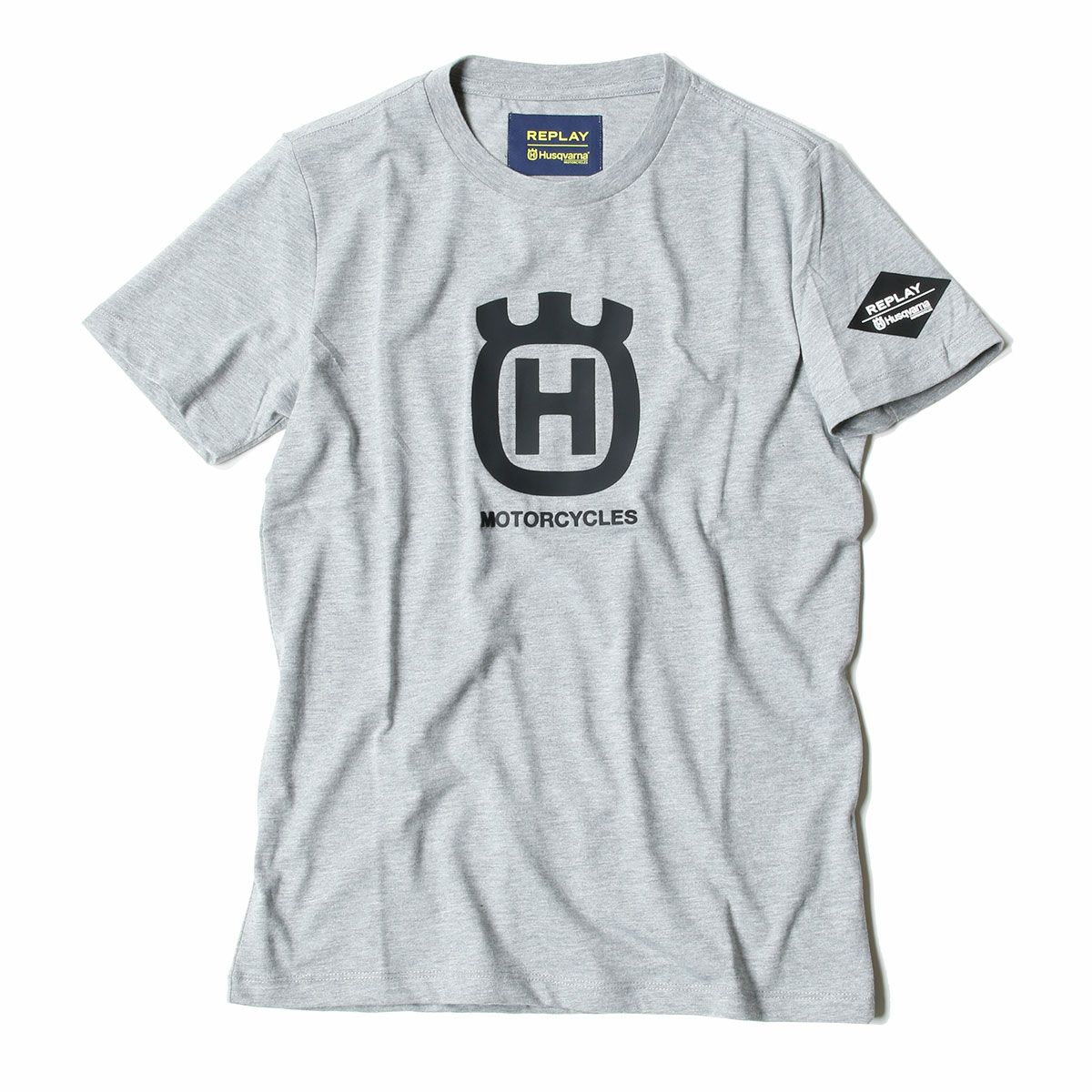 Replay｜オーガニック コットン Tシャツ｜Replay｜オーガニック コットン Tシャツ｜メランジ