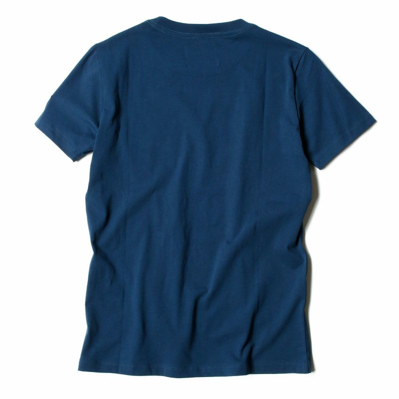 Replay｜オーガニック コットン Tシャツ｜ネイビーブルー