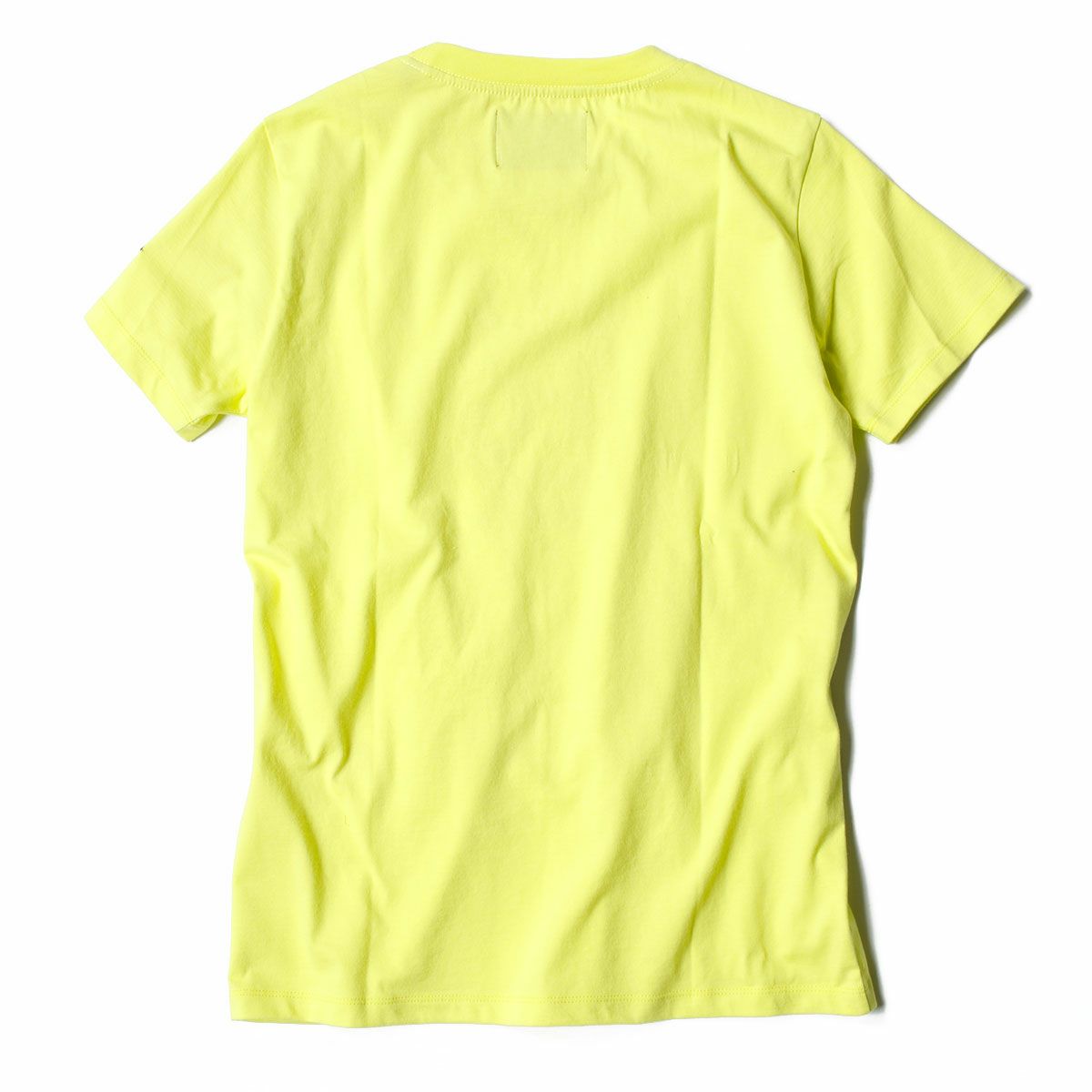 Replay｜オーガニック コットン Tシャツ｜ネオンイエロー