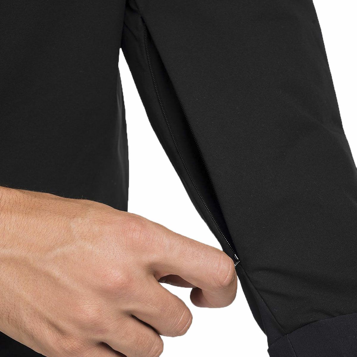 Replay｜フル ジッパー ナイロン ジャケット｜ファブリック｜ブラック｜モデル着用