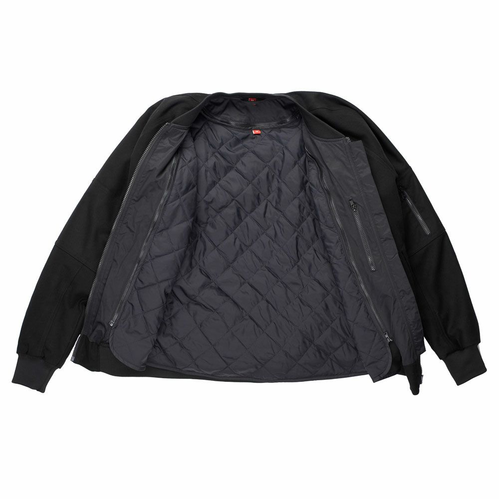 PANDO MOTO｜ボンバー コア 02｜ファブリック｜ブラック