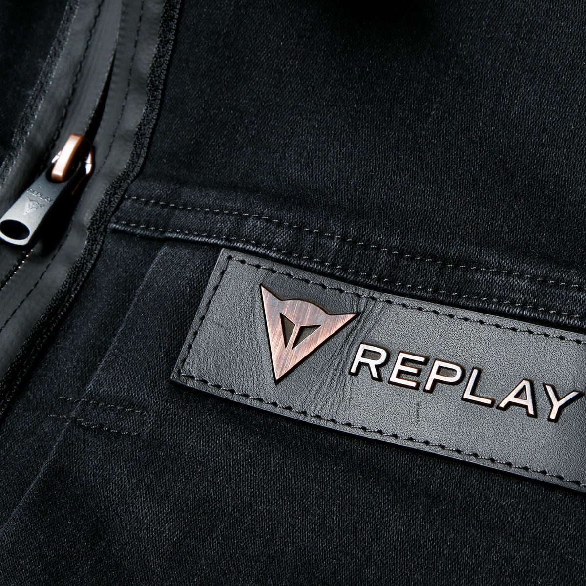 Replay｜REPLAY×DAINESE ハイパーコーデュラ ライディングジャケット｜ファブリック｜ブラック