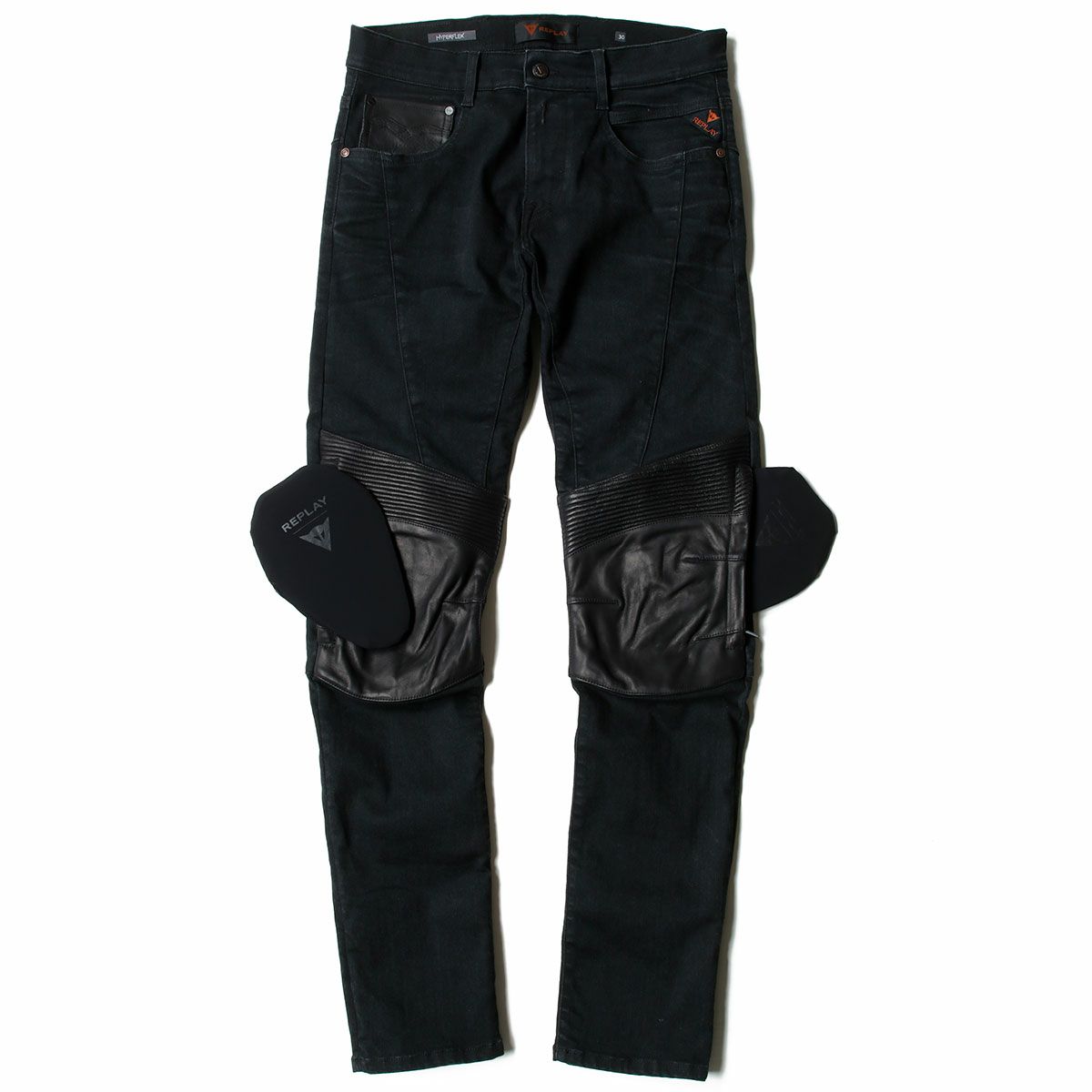 Replay｜REPLAY×DAINESE ハイパーコーデュラ ライディングデニムパンツ｜デニム｜ブラック