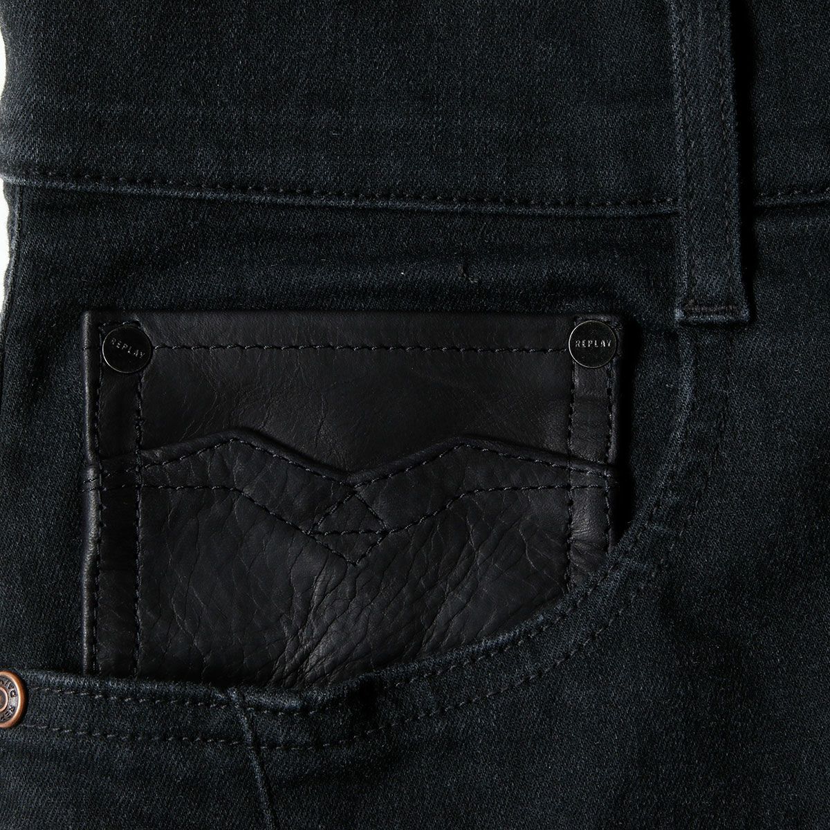 Replay｜REPLAY×DAINESE ハイパーコーデュラ ライディングデニムパンツ｜デニム｜ブラック