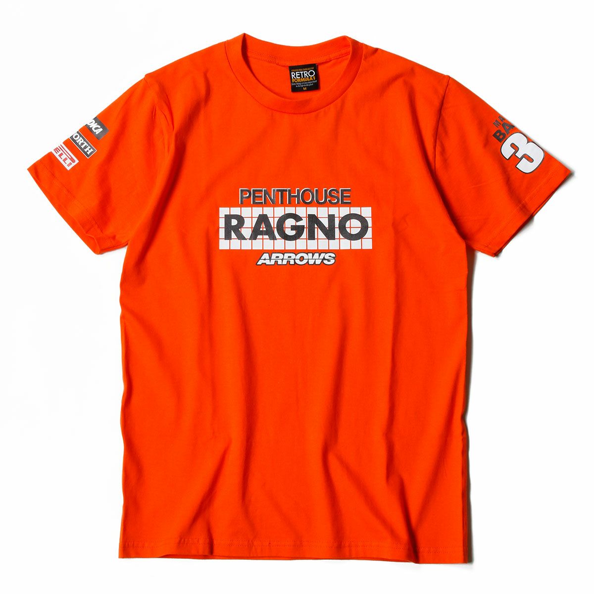 RETRO FORMULA 1｜Arrows A4 Ragno T-shirt｜Tシャツ｜オレンジ