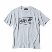 Replay｜ロゴ Tシャツ｜メランジ