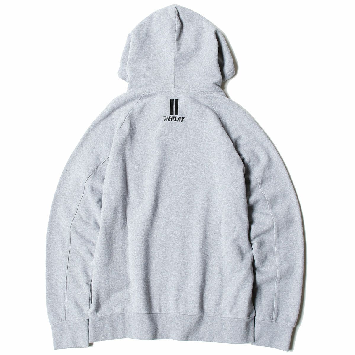 Replay｜ロゴ フーディ｜メランジ