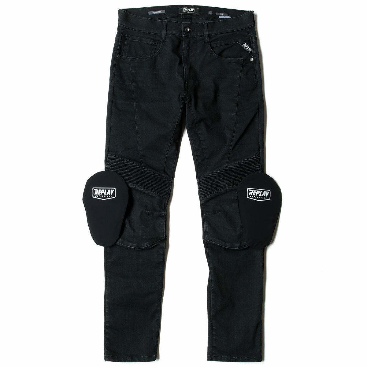 Replay｜フェンダー ジーンズ｜デニム｜ブラック