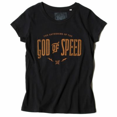 John Doe｜”ゴッド オブ スピード” Tシャツ ウーマン｜Tシャツ