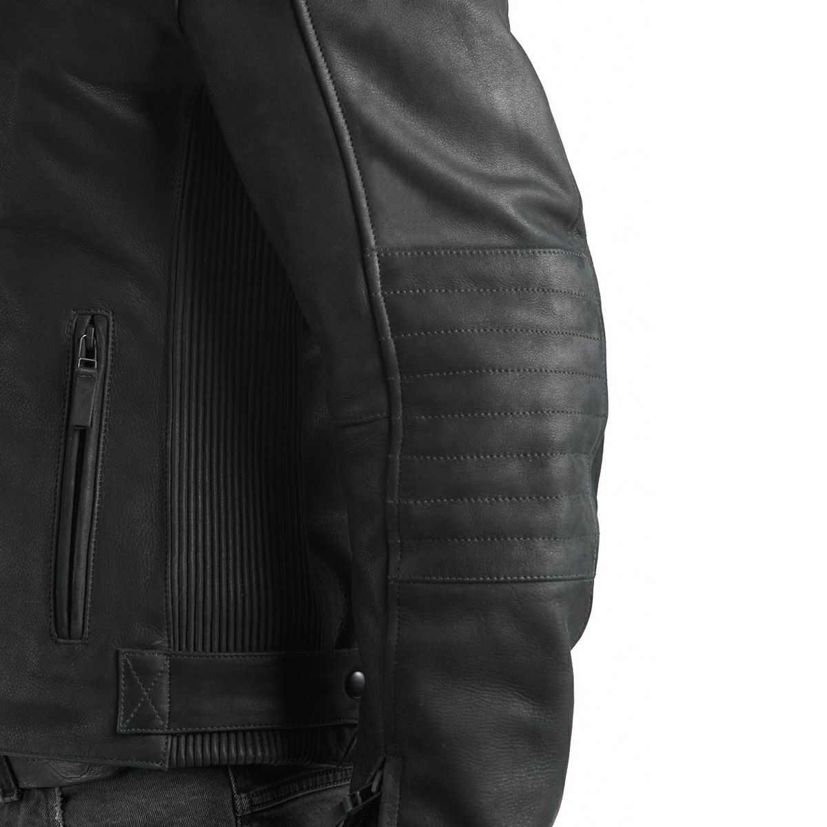 PANDO MOTO｜タタミ LT01｜レザー｜ブラック｜モデル着用