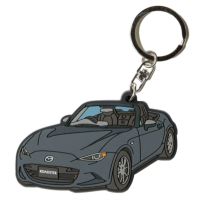 MZRacing｜Always ROADSTER ラバーキーホルダー｜グレー