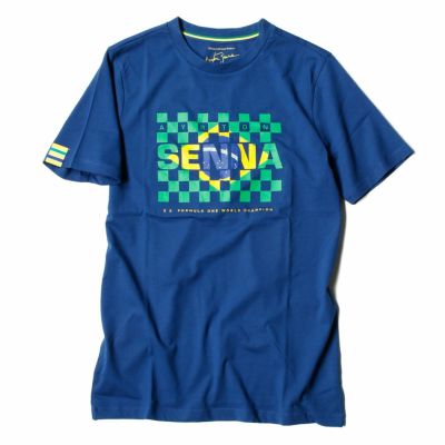 アイルトン・セナ ストライプグラフィック Tシャツ | Motorimoda公式