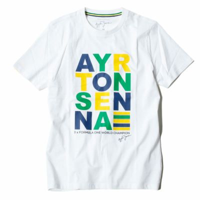 アイルトン・セナ ストライプグラフィック Tシャツ | Motorimoda公式