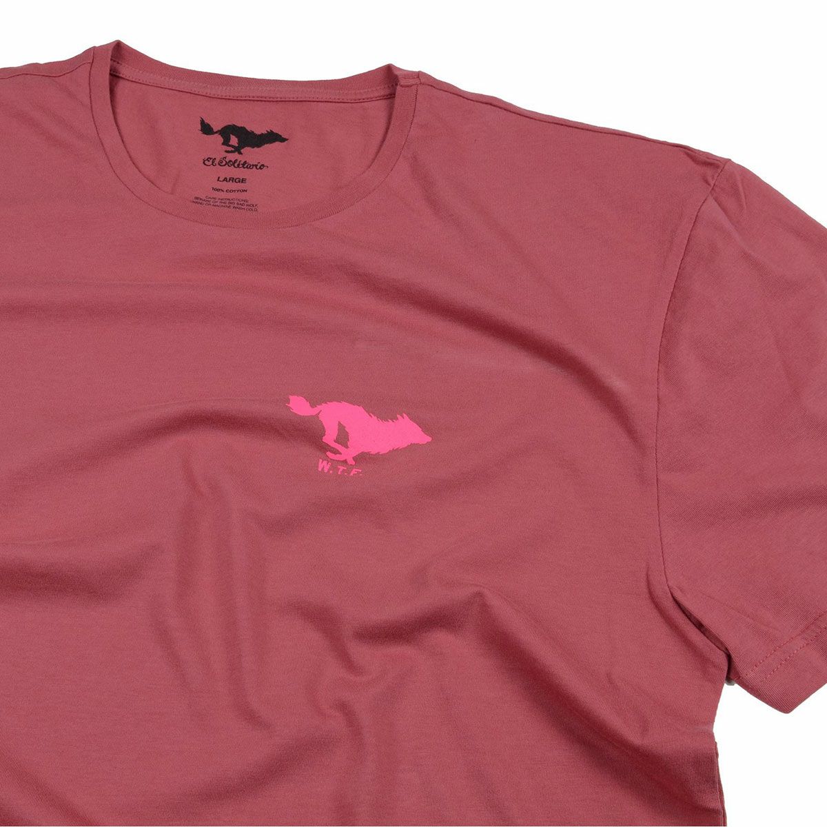 El Solitario｜ベーシック Tシャツ｜バーガンディ